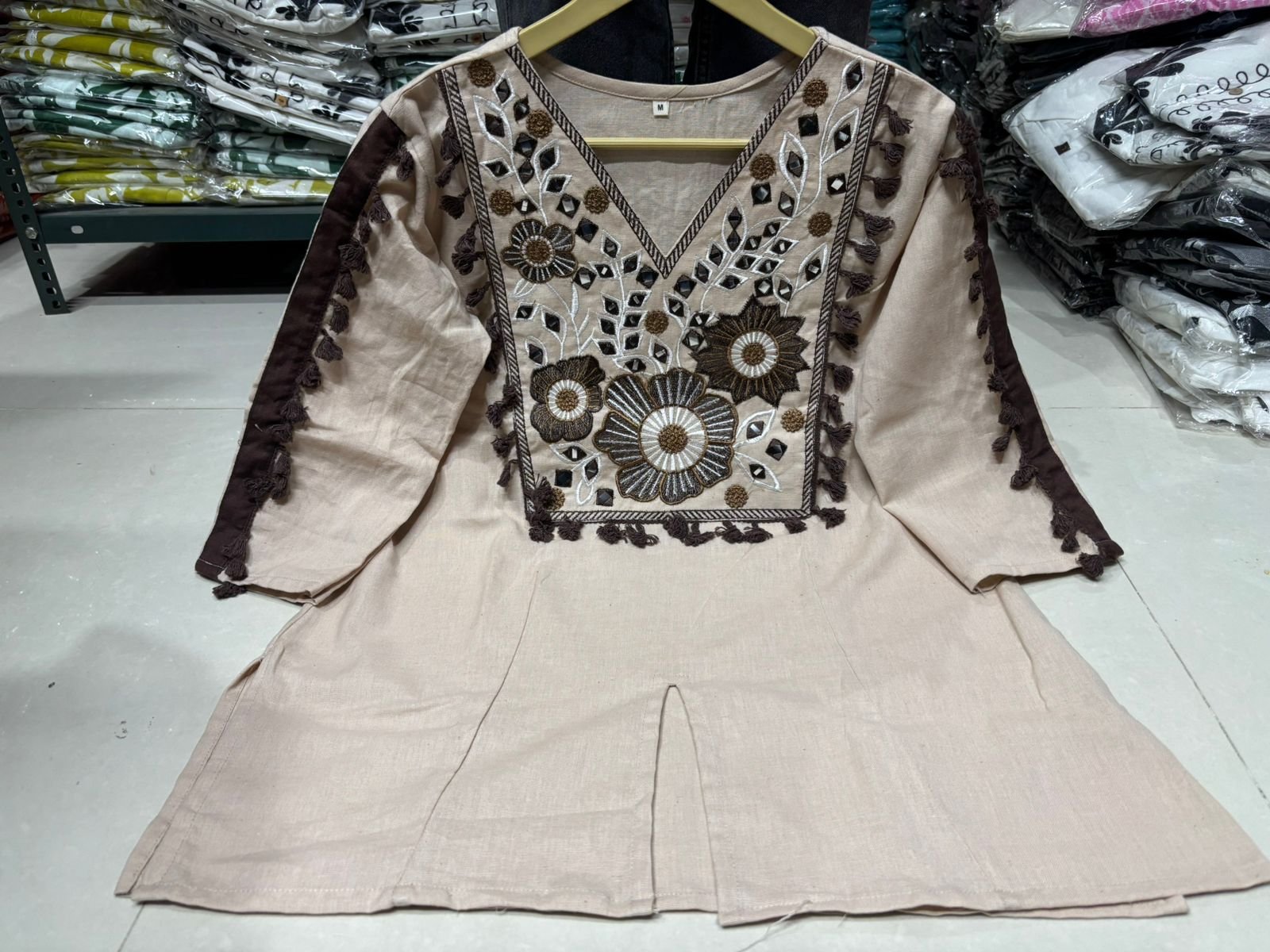 Premium Cotton Flex Embroidered Coord Set